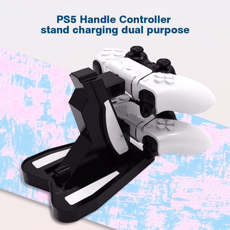 Suitable for PS5 controller base charger P5 game controller charger PS5 controller bracket charger PS5 controller accessories - NOVADI