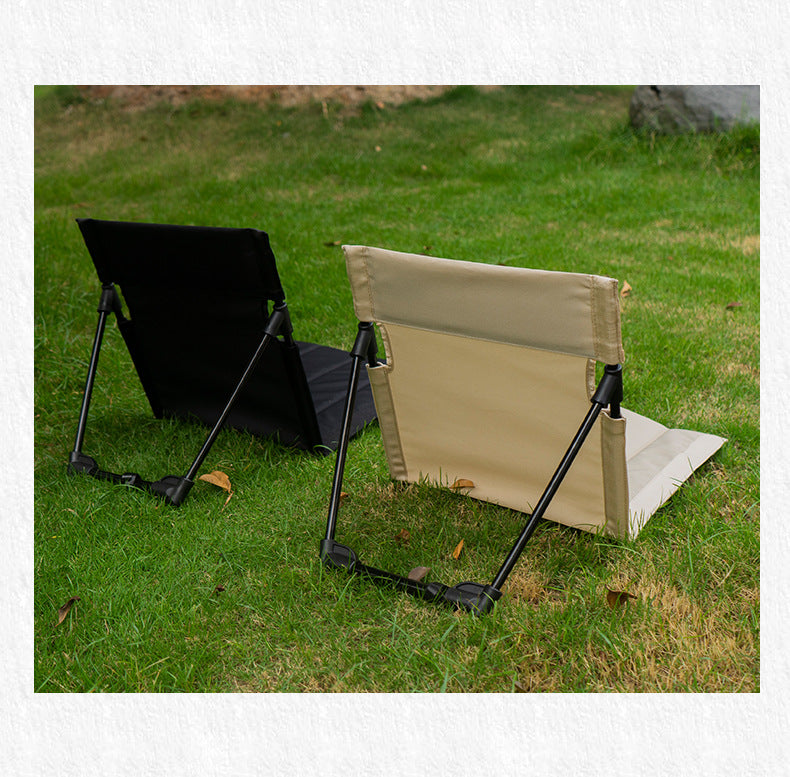 Outdoor camping backrest cushion chair portable folding chair tent leisure chair balcony park lawn picnic chair - NOVADI