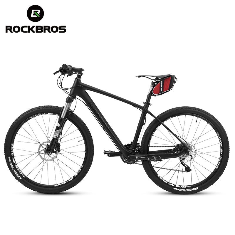 ROCKBROS Bicycle Bag 3D Shell Rainproof Saddle Reflective Bike  Shockproof Cycling Rear Seatpost  MTB Bike Accessories