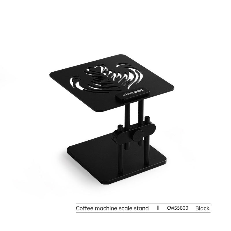 MHW-3BOMBER Adjustable Height Coffee Weighing Rack with Silicone Non-slip Base Electronic Scale Stand Waterproof Barista Tools