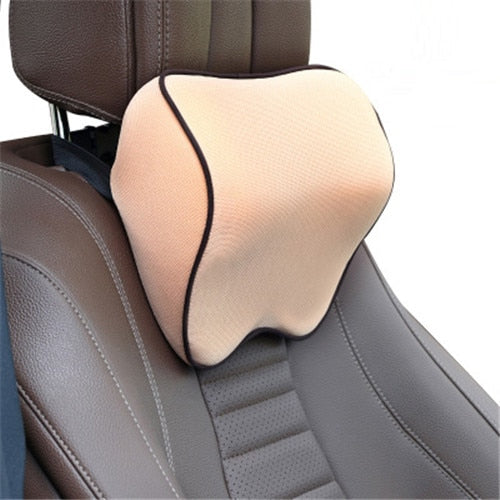 Car Neck Headrest Pillow Car Accessories Cushion Auto Seat Head Support Neck Protector Automobiles Seat Neck Rest Memory Cotton - NOVADI