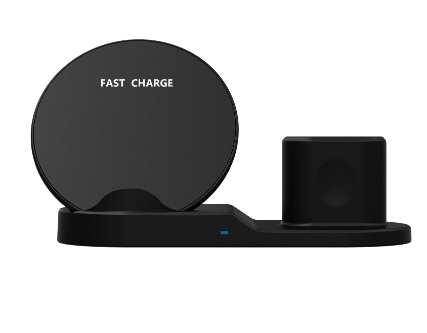 3 in1 10W Qi Wireless Charger Dock Station Fast Charging for Apple Watch 1 2 3 4 For iPhone XR XS Max For Samsung S9 For AirPods - NOVADI