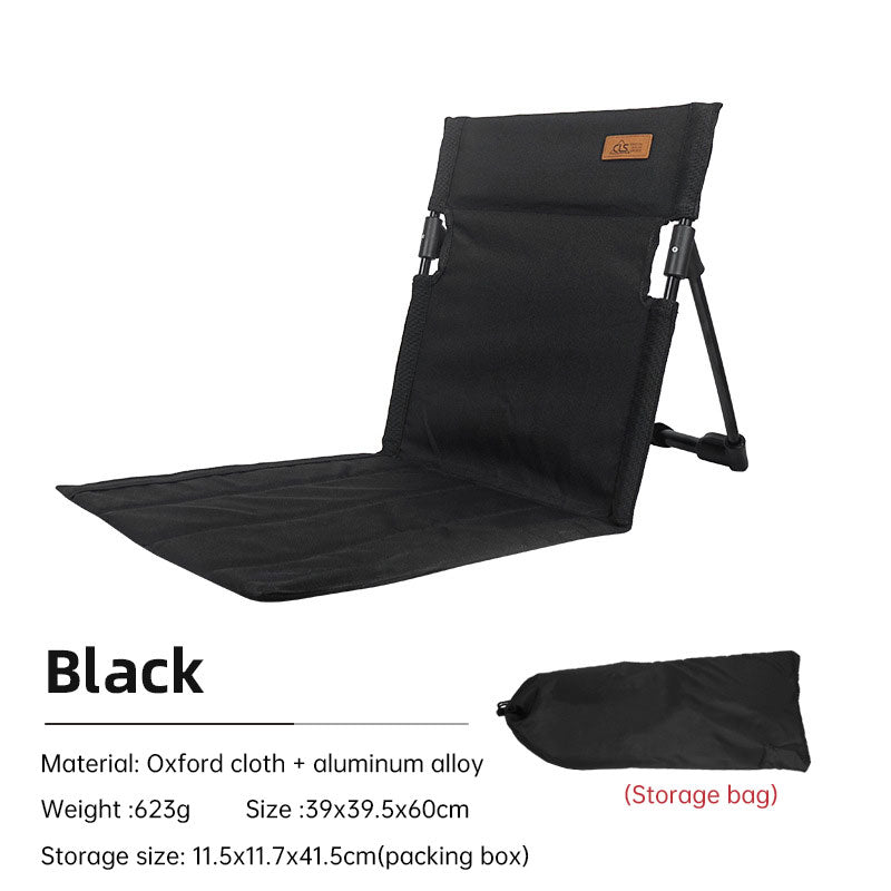 Outdoor camping backrest cushion chair portable folding chair tent leisure chair balcony park lawn picnic chair - NOVADI