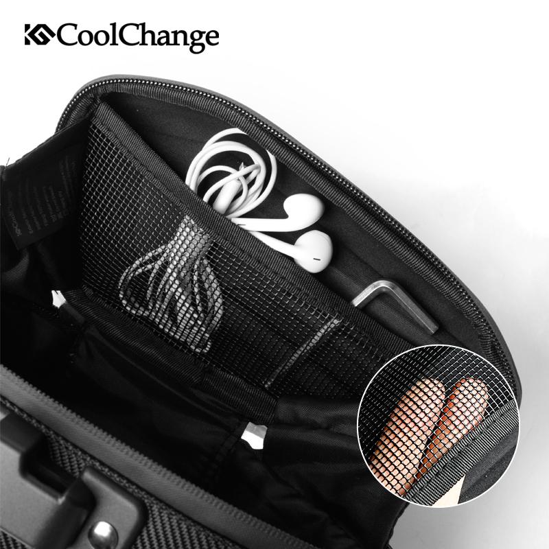 CoolChange Bicycle Saddle Bag Waterproof MTB Bike Rear Reflective Cycling Seat Tail Large  Bike Accessories