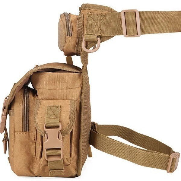 Waterproof Oxford Army camouflage single shoulder crossbody journalist photography sports leg bag