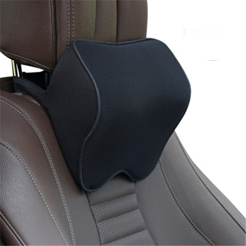 Car Neck Headrest Pillow Car Accessories Cushion Auto Seat Head Support Neck Protector Automobiles Seat Neck Rest Memory Cotton - NOVADI