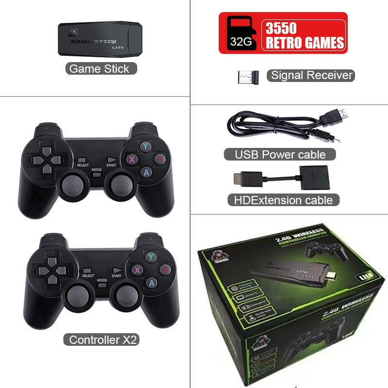 Wireless HD Game Console HDMI Game Console PSP Sega Arcade Simulator M8 Home TV Game Console - NOVADI