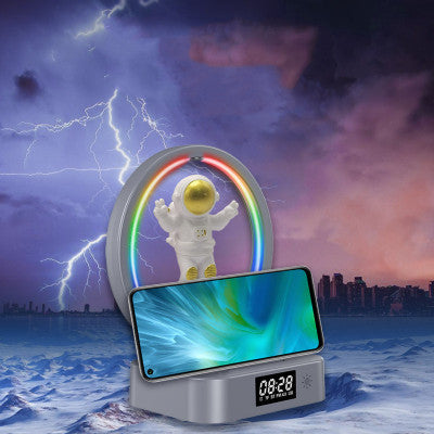 Magnetic Levitation Bluetooth Speaker Astronaut Home RGB Mini Radio TWS Sound Box Outdoor Wireless Subwoofer TF AUX USB - NOVADI