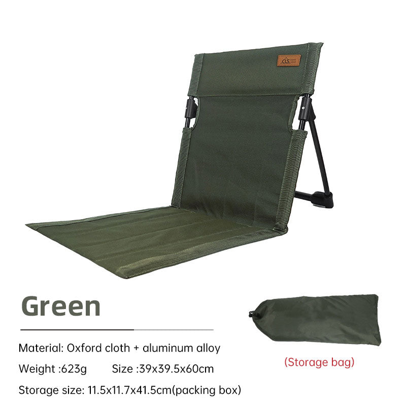 Outdoor camping backrest cushion chair portable folding chair tent leisure chair balcony park lawn picnic chair - NOVADI