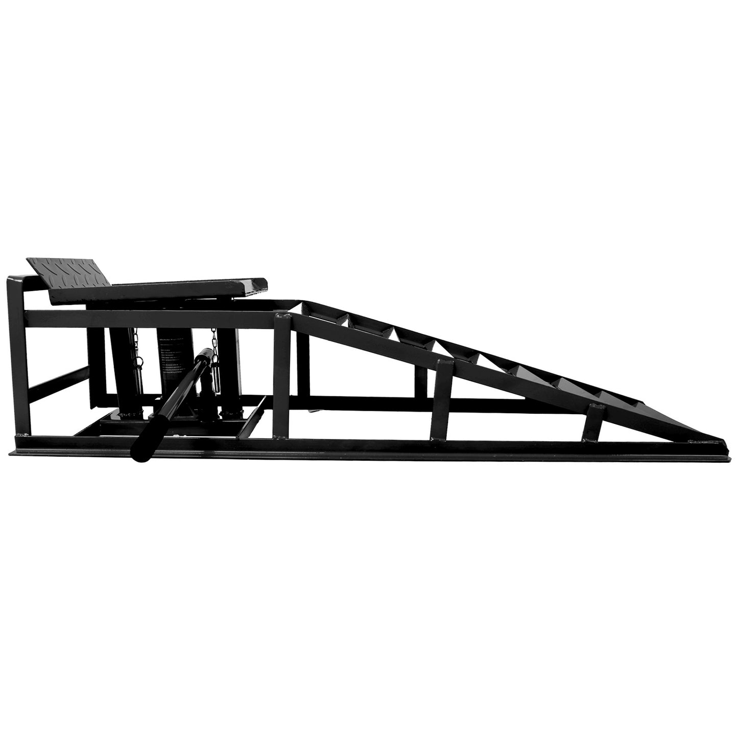 Auto-LKW-Service-Rampenlift, Garagen-Autolift, hydraulische Rampe, schwarz, 5 Tonnen, Wartungsrahmenlift (2 Packungen) schwarz