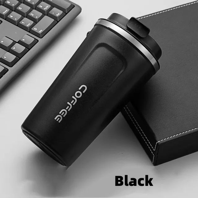 tainless Steel Coffee Cup Travel Thermal Mug Leak-Proof Thermos Bottle Tea Coffee Mug Vacuum Flask Insulated Cups