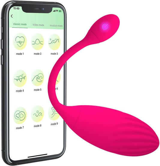 APP Fernbedienung Vibrator Klitoris Stimulator Erwachsene Sex Spielzeug für Frauen, G Spot Vibrator Vibratoren Bluetooth Lange Dista