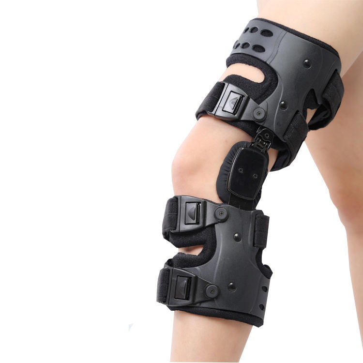 Adjustable unilateral knee joint brace knee internal and external flip corrector support brace orthotic device - NOVADI