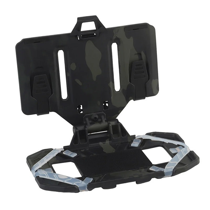 Folding navigation board MOLLE mount tactical vest mobile phone holder navigator chest mount universal