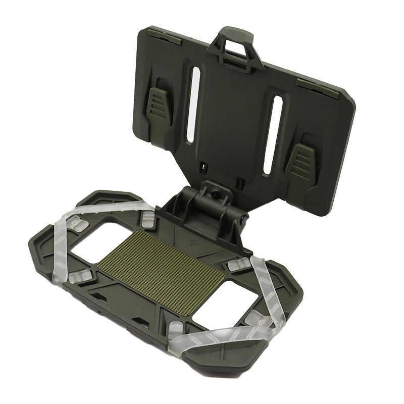 Folding navigation board MOLLE mount tactical vest mobile phone holder navigator chest mount universal