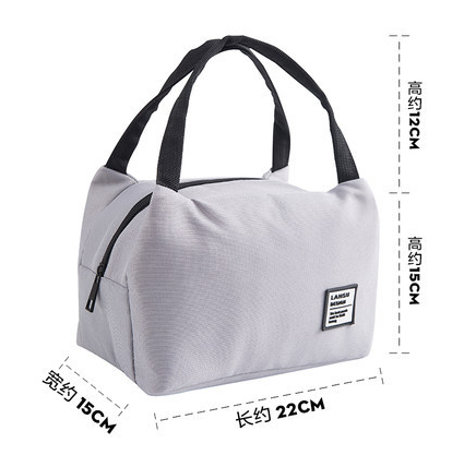 Portable Lunch Bag Thermal Insulated Lunch Box Tote Cooler Bag Bento Pouch Lunch Container School Food Storage Bags