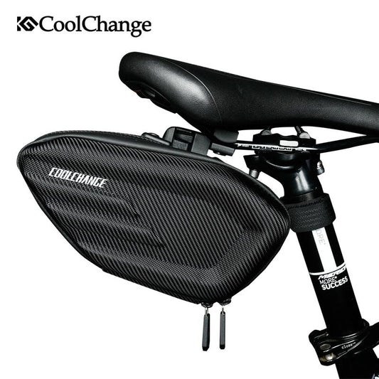 CoolChange Fahrradsatteltasche, wasserdicht, für MTB, Fahrrad, hinten, reflektierend, Fahrradsitz, Schwanz, großes Fahrradzubehör