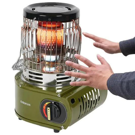 Outdoor Gas Heater Camping Stove Burners Ignition Heating Gas Oven Burner Hand Warmer Home Tent Camping Equipment Accessories - NOVADI