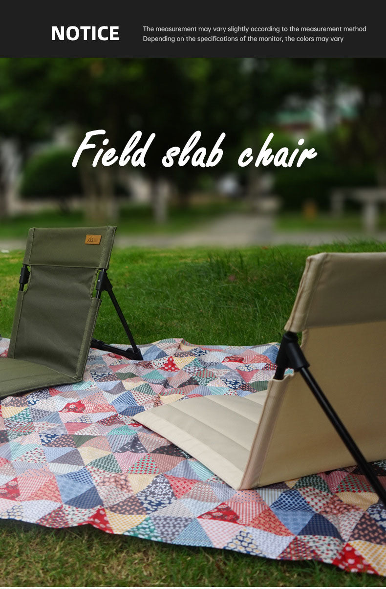 Outdoor camping backrest cushion chair portable folding chair tent leisure chair balcony park lawn picnic chair - NOVADI