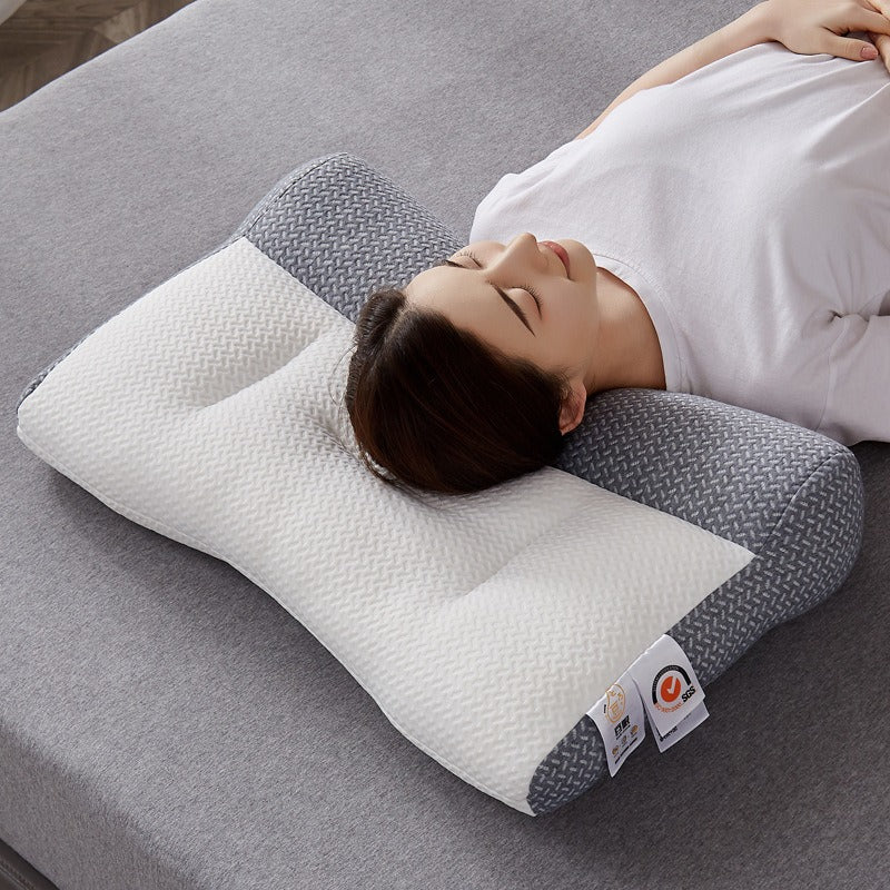 New traction Japanese orthopedic anti arch hotel exclusive luxury bag neck protection space memory pillow - NOVADI