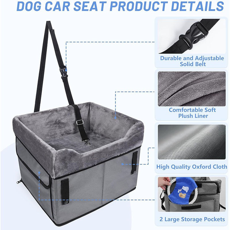 Car pet mats, small dogs, car accessories, dirt proof car seats, portable dog height increasing seats, car dog beds - NOVADI