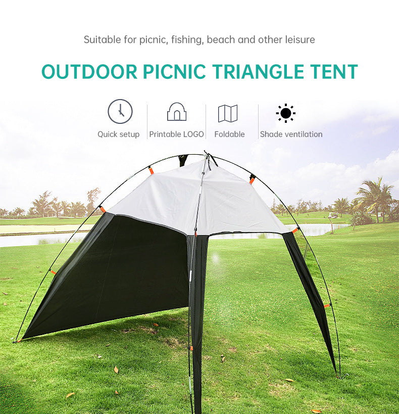 Pop Up Beach Tent Sun Shade Shelter Anti-UV Shelter Fully Automatic Folding Camping Tent