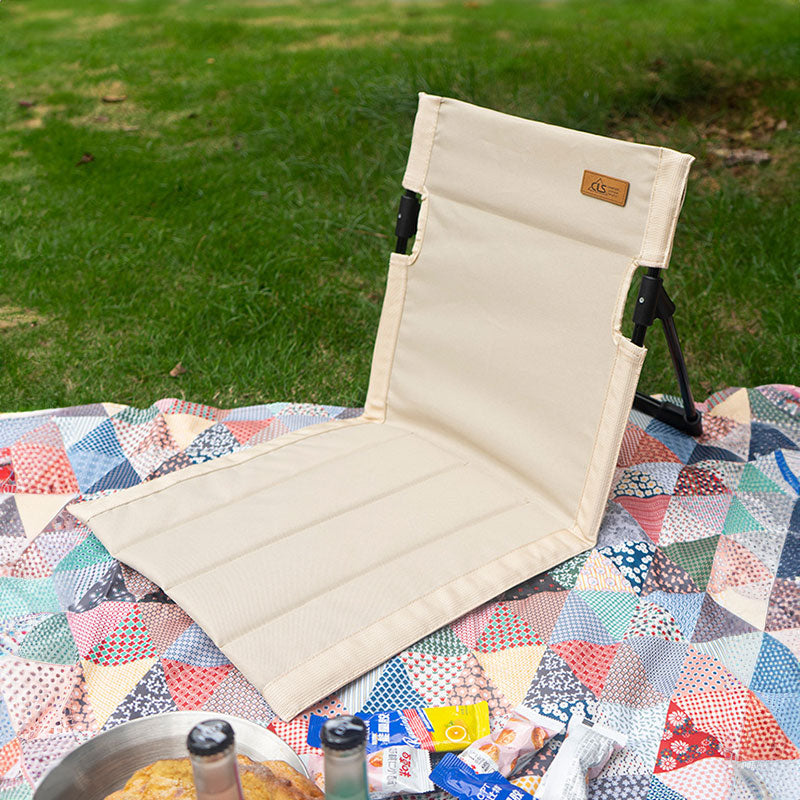 Outdoor camping backrest cushion chair portable folding chair tent leisure chair balcony park lawn picnic chair - NOVADI