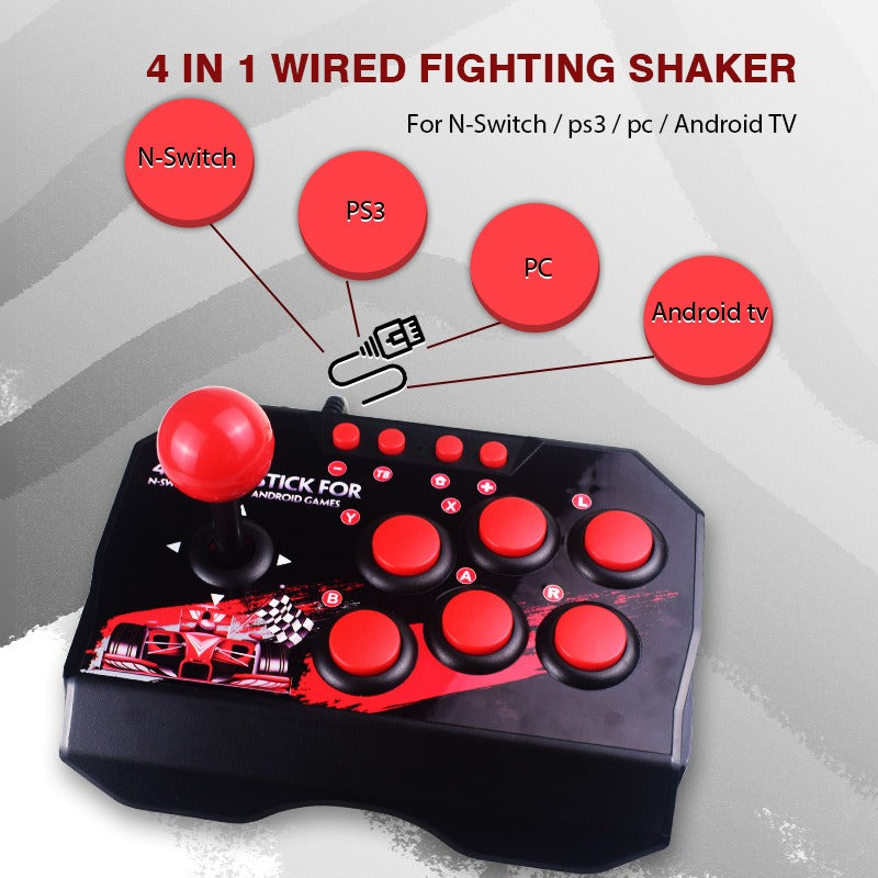 Suitable for Switch/PC/PS3/Android game controllers rocking tables classic wired fighting joysticks for two person arcade games