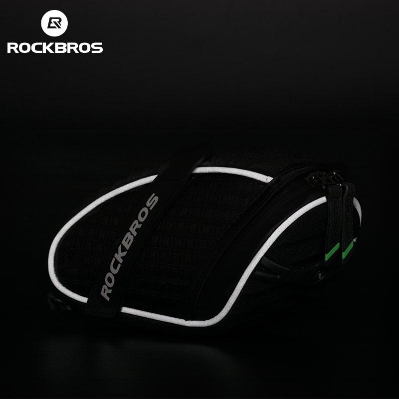 ROCKBROS Bicycle Bag 3D Shell Rainproof Saddle Reflective Bike  Shockproof Cycling Rear Seatpost  MTB Bike Accessories