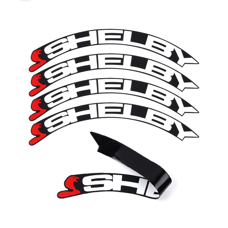 Car tire stickers tire letter stickers English letter 3D stickers - NOVADI