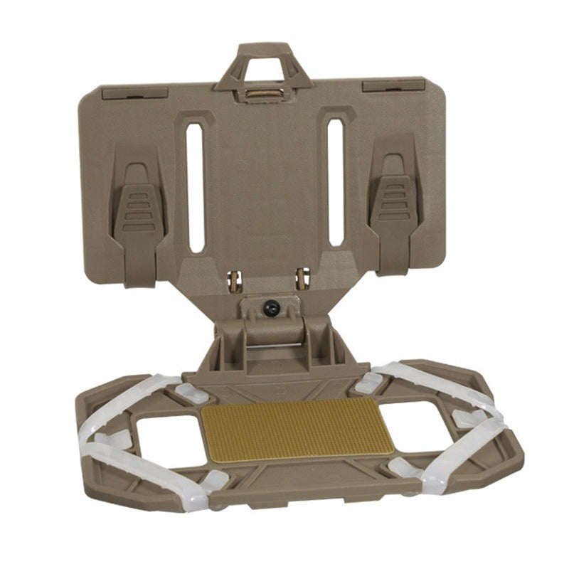 Folding navigation board MOLLE mount tactical vest mobile phone holder navigator chest mount universal