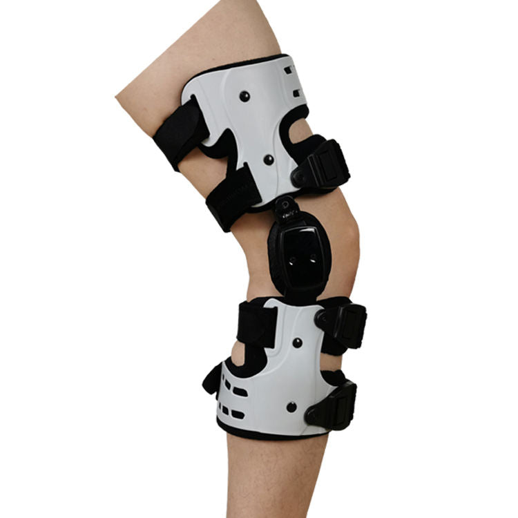 Adjustable unilateral knee joint brace knee internal and external flip corrector support brace orthotic device - NOVADI