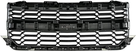 Front Bumper Upper Grille Grill Compatible with Chevrolet Silverado 1500 2016-2018 (Black) - NOVADI