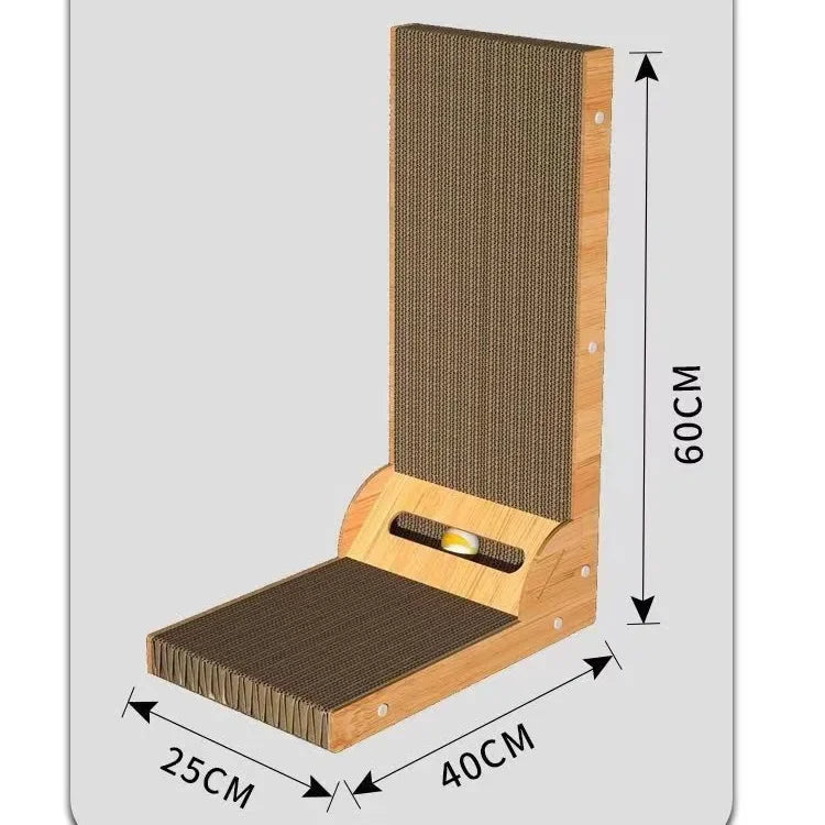 Furniture Cat Scratching Post L-shaped Cat scratch Board Wear-resistant Cat Scrapers Training Grinding Claw ToysCat Scratcher - NOVADI