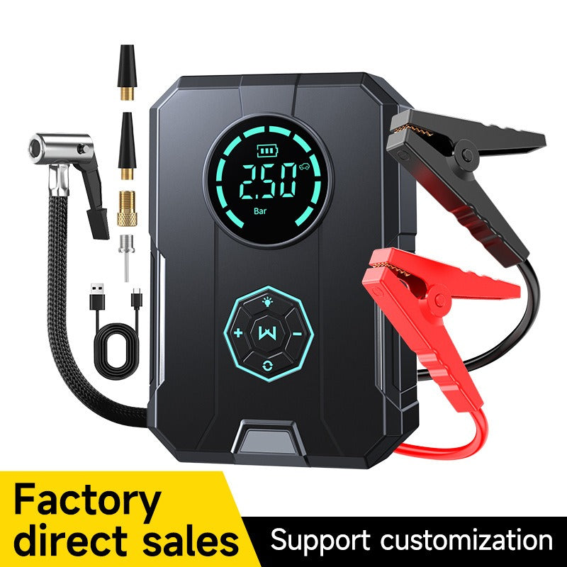 Car mounted tire inflator emergency start power supply Jump Starter - NOVADI