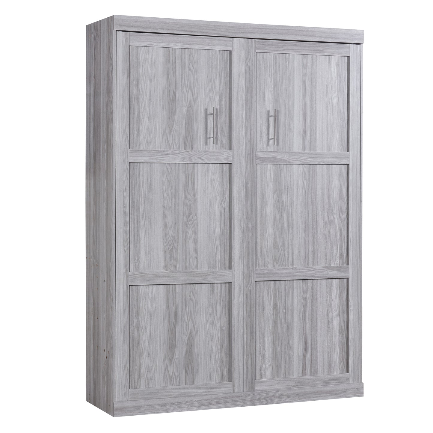 Full Size Murphy Bed, can be Folded into a Cabinet Gray