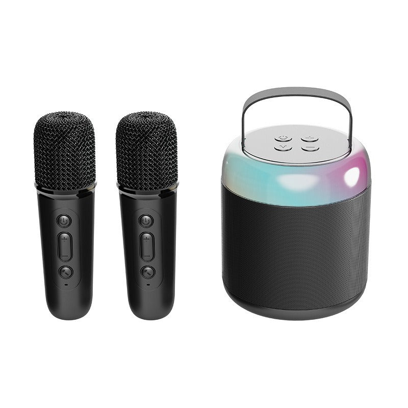 Bluetooth speaker convenient mini karaoke microphone sound system children's karaoke home mini KTV - NOVADI