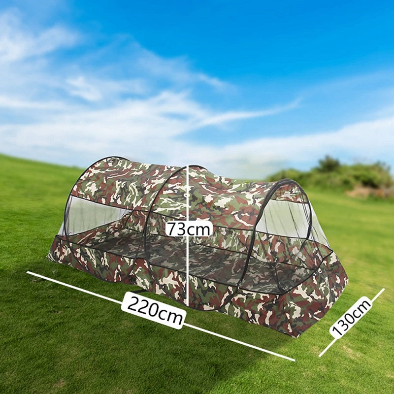 Folding Portable Mosquito Net for Trips Mesh Tent With Zipper Outdoor New Camping Mosquito Net Tent With Bottom For Single Bed