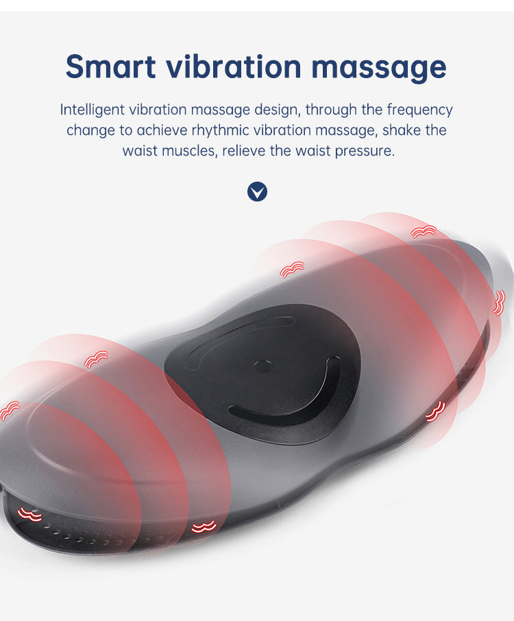 Waist Massager Lumbar Traction Inflatable Hot Compress Back Cervical Stretcher Massage Air Pressure Reduce Relief Pain - NOVADI