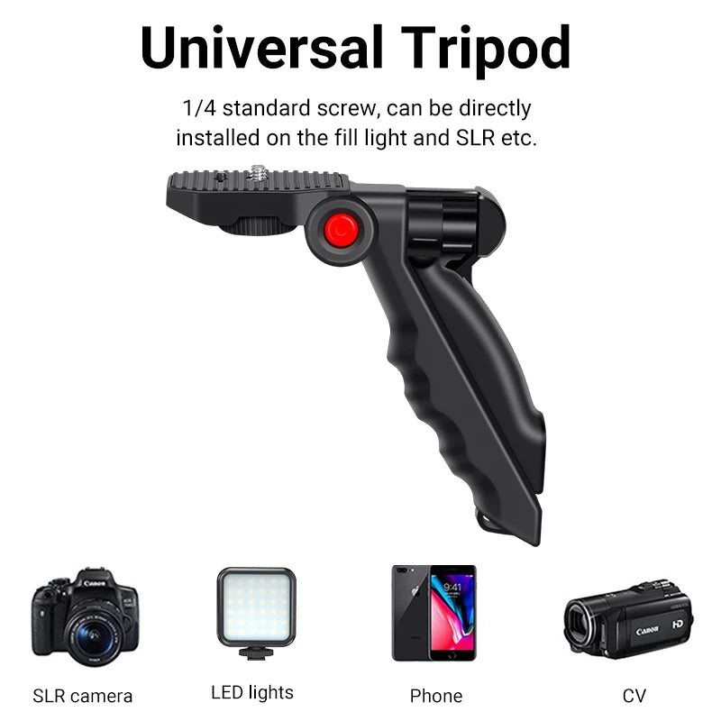 MAMEN Wireless Vlogging Kit Phone Tripod with Lavalier Microphone LED Light for iPhone Android Smartphone Live Streaming Toolkit - NOVADI