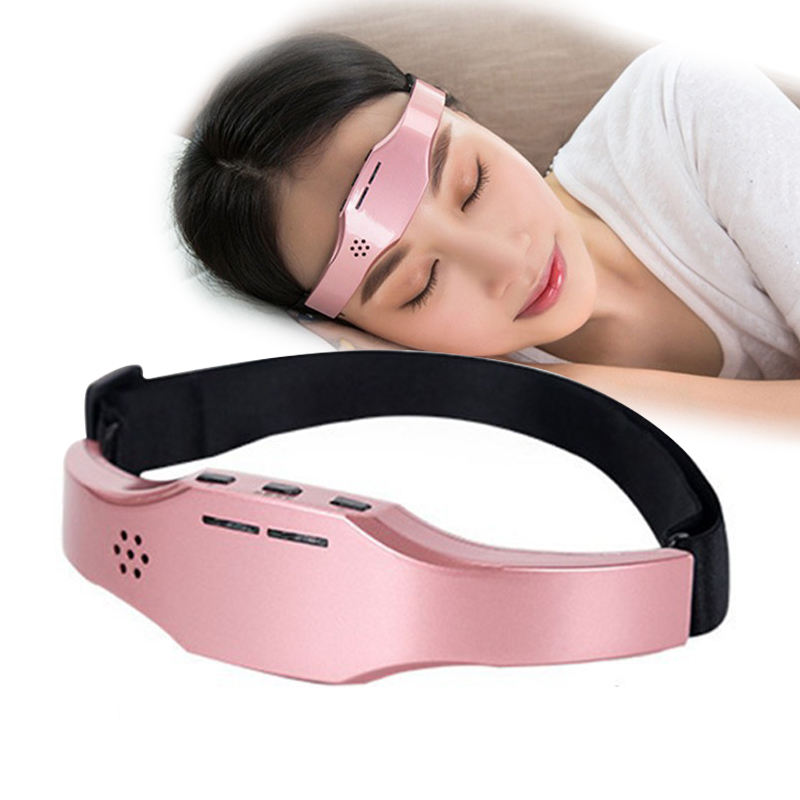 Sleep aid insomnia black pink white gold smart electrotherapy Ems sleep aid device portable massager - NOVADI