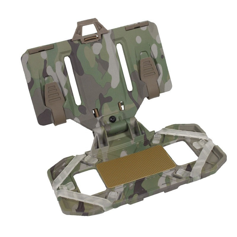 Folding navigation board MOLLE mount tactical vest mobile phone holder navigator chest mount universal