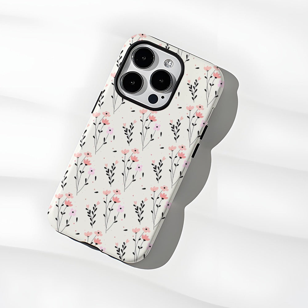 Flower film case 15pro protective case IP16pm 2-in-1 film case phone case Apple 13