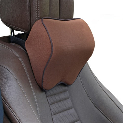 Car Neck Headrest Pillow Car Accessories Cushion Auto Seat Head Support Neck Protector Automobiles Seat Neck Rest Memory Cotton - NOVADI