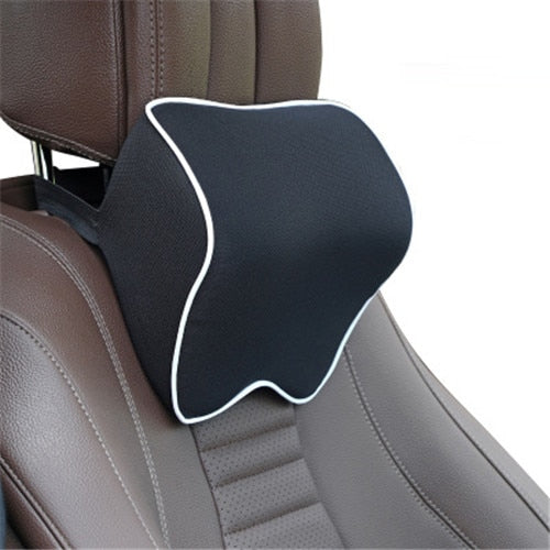 Car Neck Headrest Pillow Car Accessories Cushion Auto Seat Head Support Neck Protector Automobiles Seat Neck Rest Memory Cotton - NOVADI