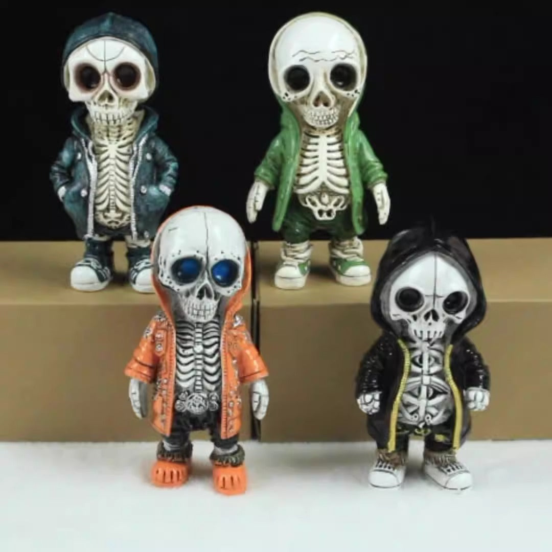 Halloween Decoration Skeleton Doll Resin Craft Decoration Home Bookshelf Art Creative Decoration