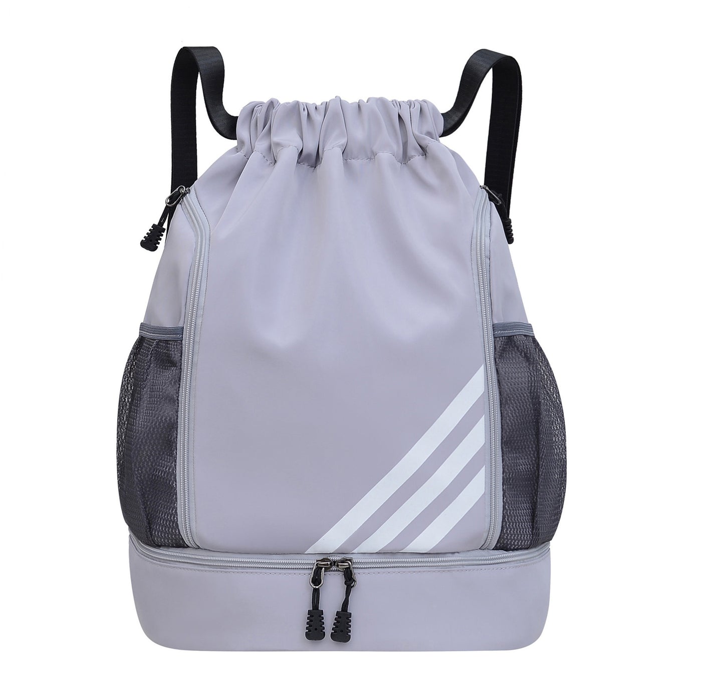 Thickened backpack, large capacity, ultra-light dry and wet separation sports swimming bag, drawstring training backpack