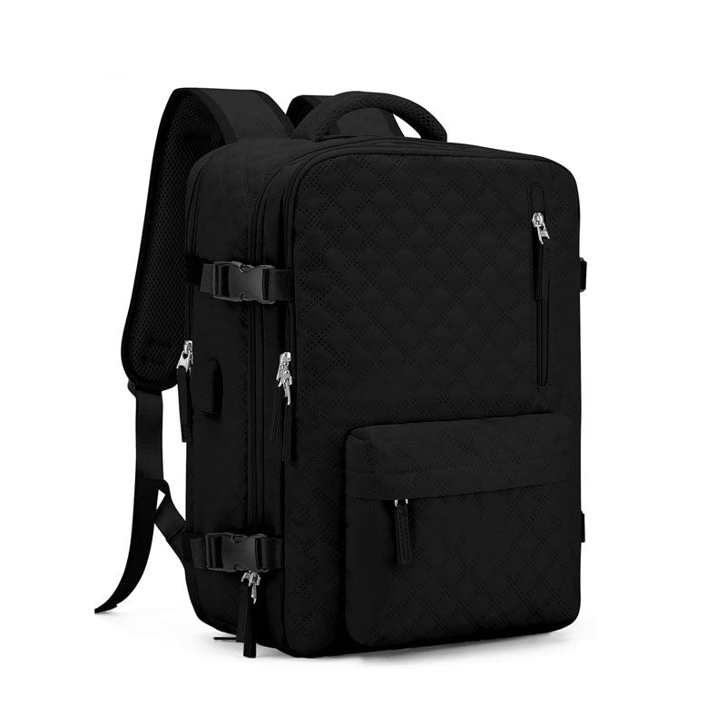 Travel backpack, women's short distance travel bag, large capacity college student computer backpack, business trip luggage bag