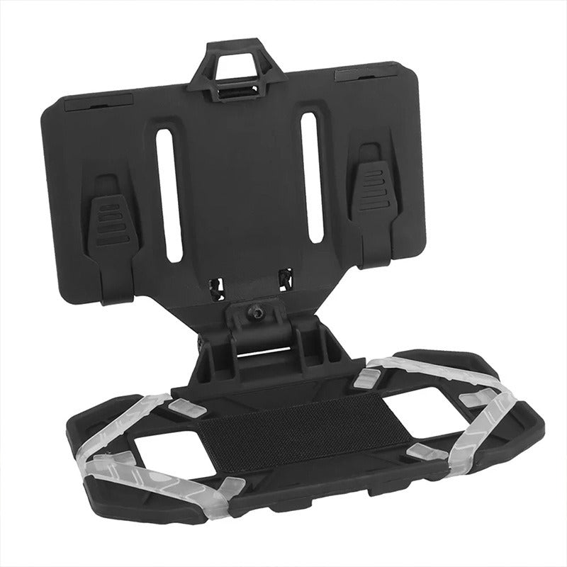 Folding navigation board MOLLE mount tactical vest mobile phone holder navigator chest mount universal