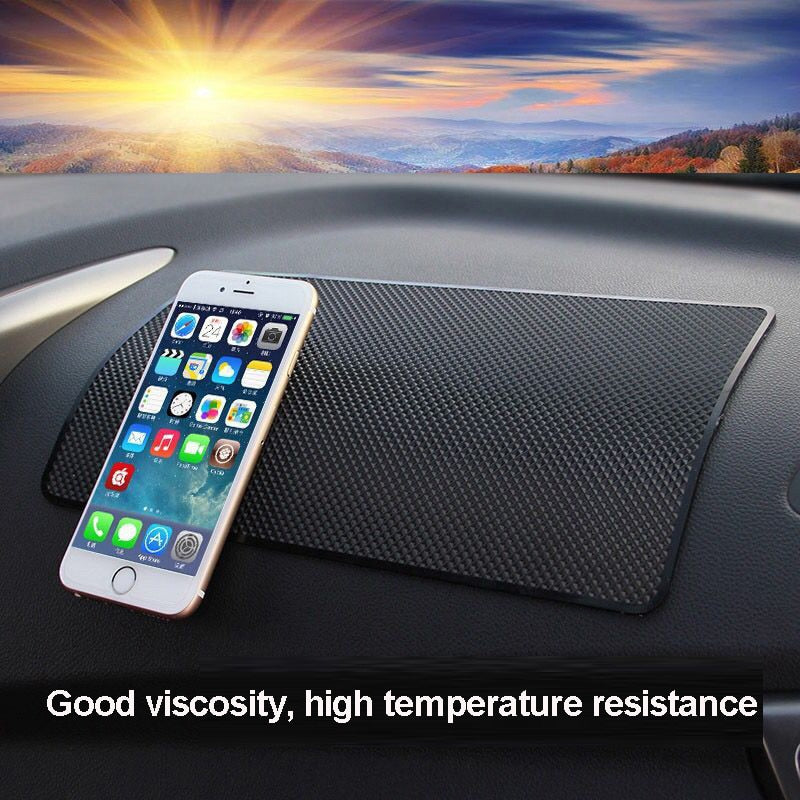 27x15CM Car Dashboard Sticky Anti-Slip PVC Mat Auto Non-Slip Sticky Gel Pad For Phone Sunglasses Holder Car Styling Interior - NOVADI